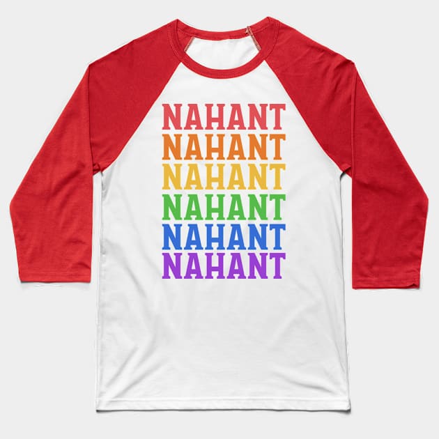 COLORFUL PART OF NAHAN Baseball T-Shirt by OlkiaArt